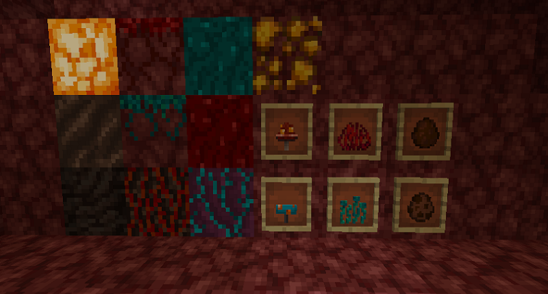 all the blocks and items for now (some have recipes included)