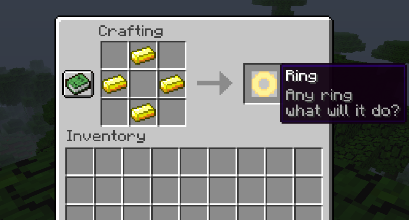 How to craft a "Ring"