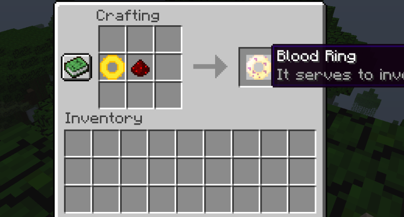 How to craft a "Blood Ring"