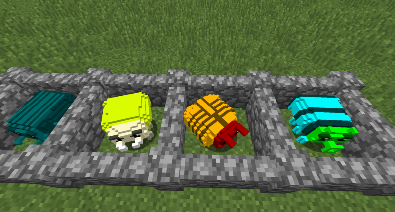 New added Mobs (for example: The Beetles)
