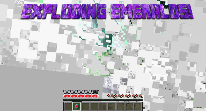 Exploding emeralds!