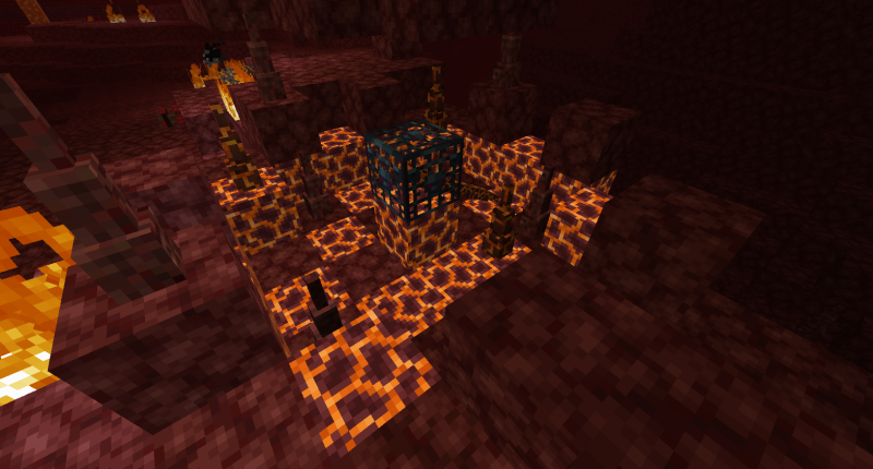 mcreator structures in the nether type generation