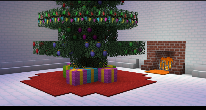 Tree and Fireplace