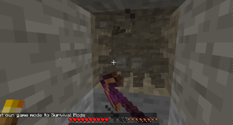 Mining with the Pickaxe is a lot easier