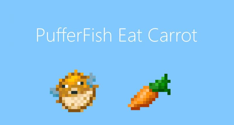 Pufferfish like Carrots