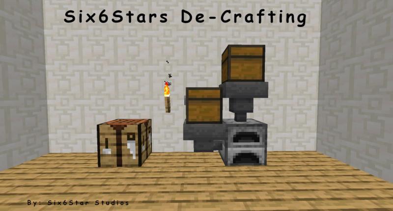 Uncraft most vanilla items using the regular furnace and crafting table.
