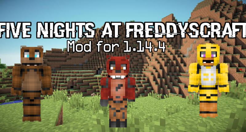 Title [Five Nights At Freddyscraft, Mod for 1.14.4]