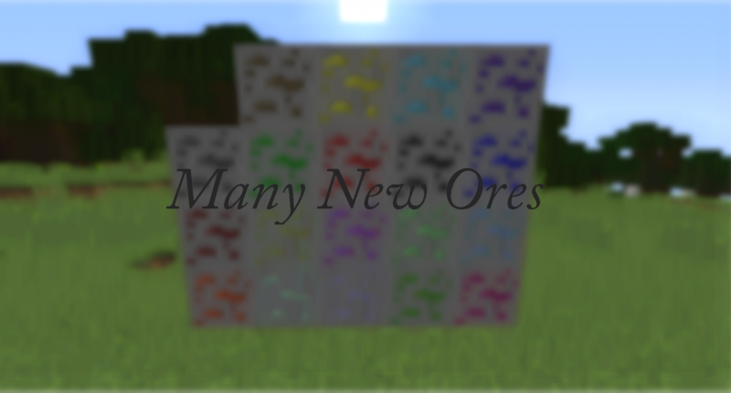 Many New Ores Mod!