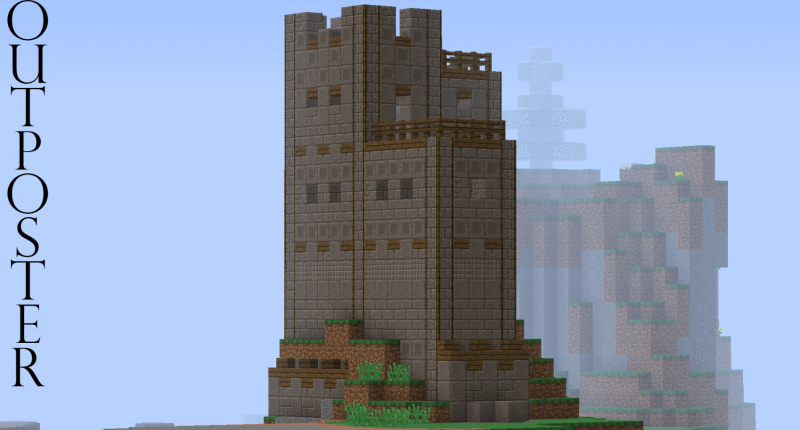 How to build an Awesome Wooden Castle for Minecraft 1.15 Survival 