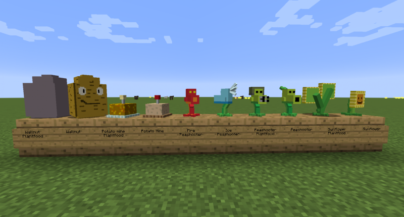 plants vs zombies mod for minecraft 1.12.2