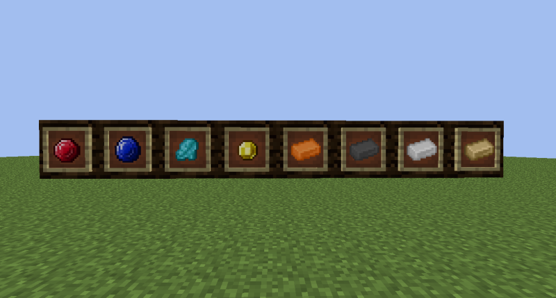 Brand new ores to make tools and other usefull resources.