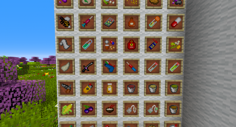 Some of the new items, There is much more