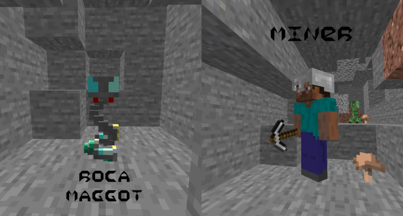 Two Mobs added in 2.0! Careful, the left one is a scum.