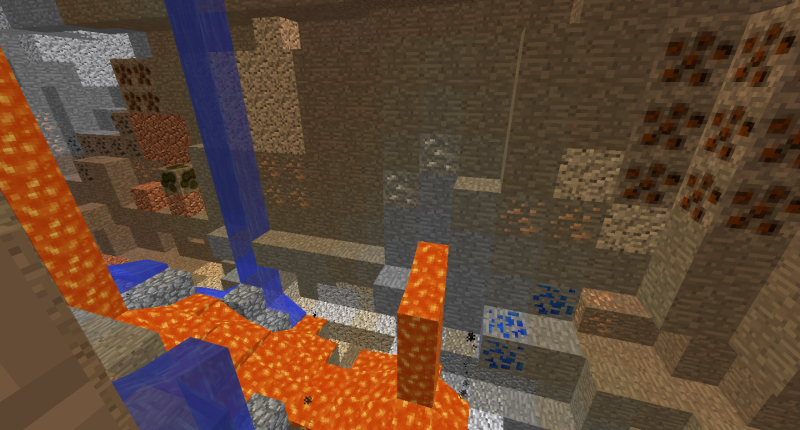 Ravine with new ores.