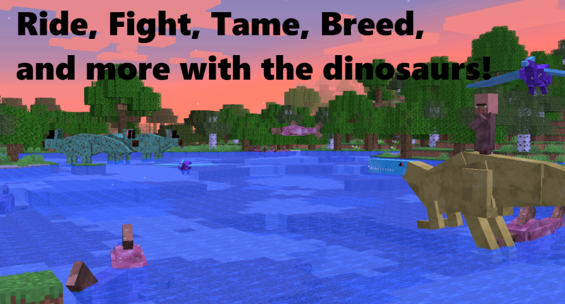 Ride, Fight, Tame, Breed, and more with the dinosaurs!