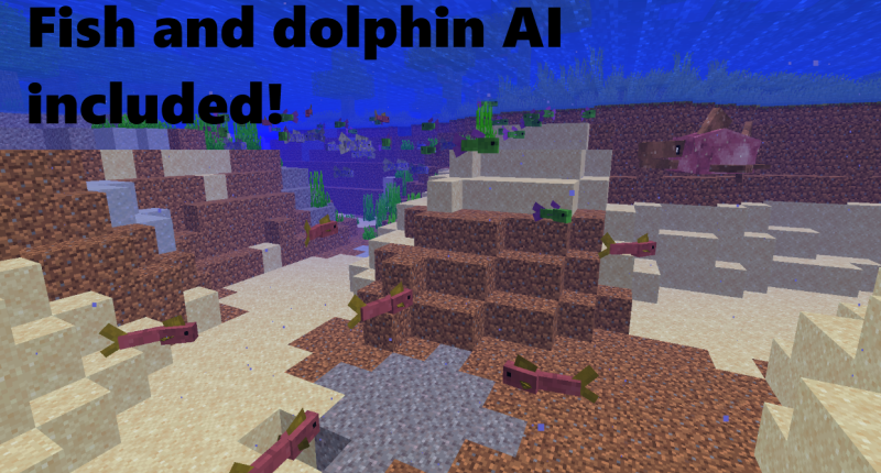 Spawning water mobs included!