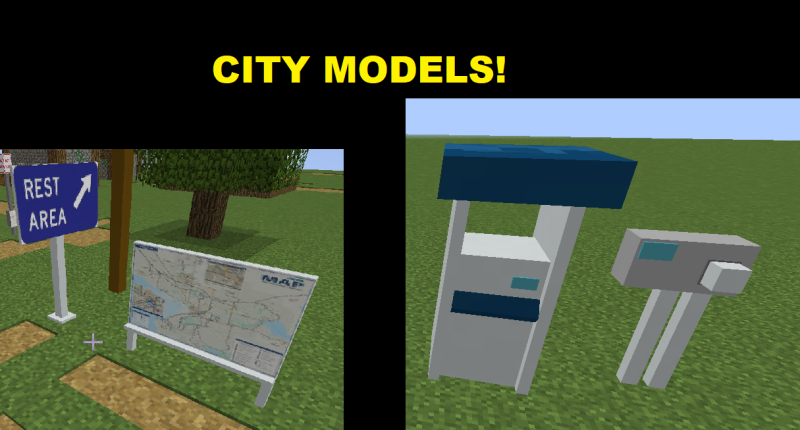 Models for the larger signs, Gas pump, and Electric meter!