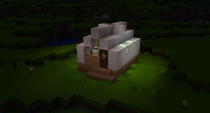 minecraft bed tent