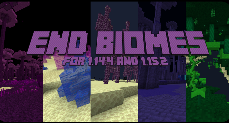 Minecraft End Update, New Biomes
