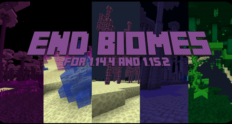 Minecraft, ENHANCED END, New End Mobs, Dungeon, & Items