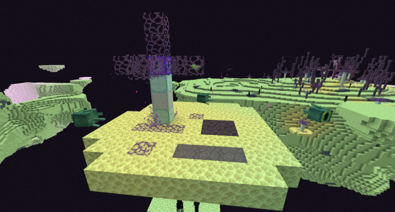 A few blocks from the mod, including the Neuron, Eyestone and Eyesand.