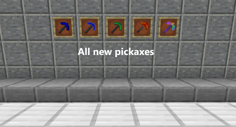 This are the pickaxes