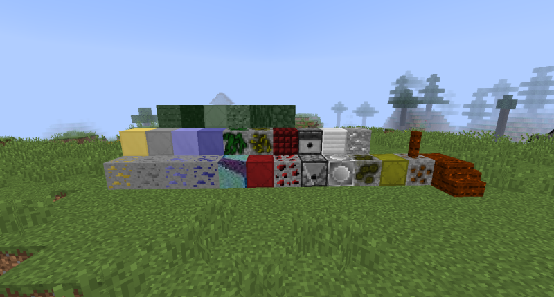 New blocks. (As of 1.2, the Plague update.)