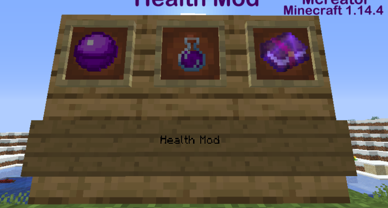 Add different items, food and tools for healing