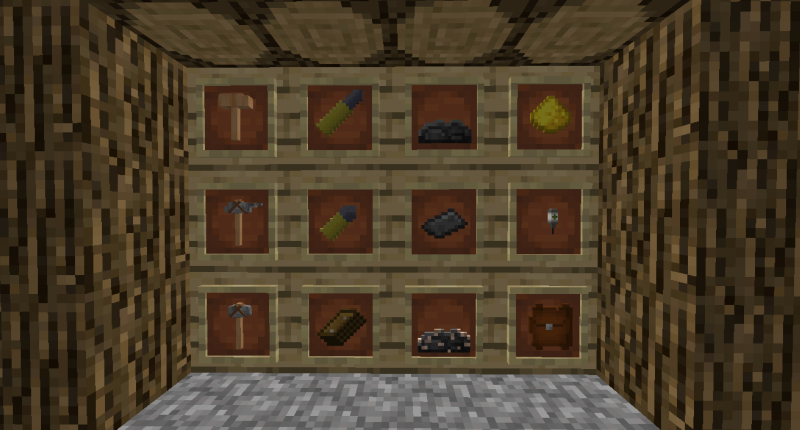 Some of the items in the mod.