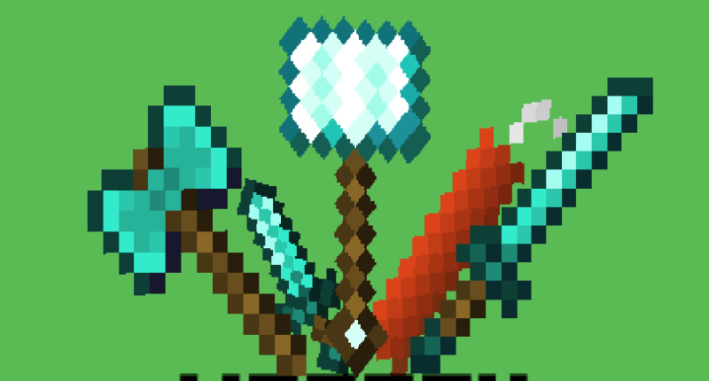 Weapons mod that adds axes, knives, katanas, big hammer, and throwing dynamite