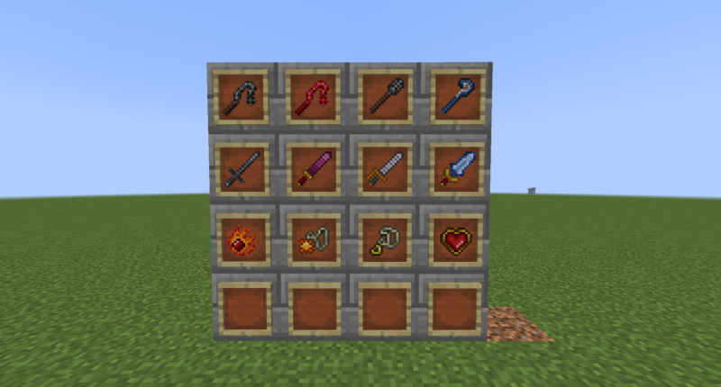 New items from the 1.1.0 update.