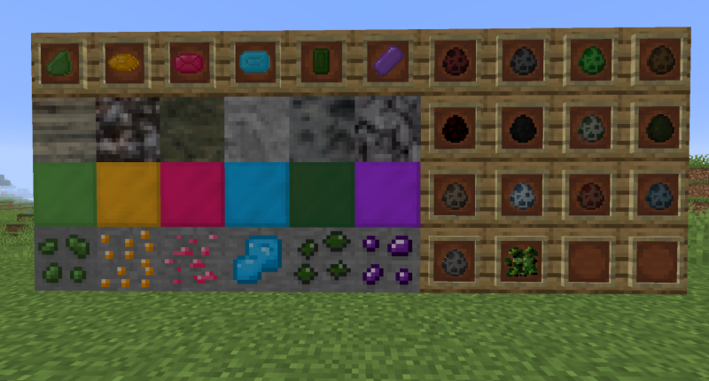 Blocks and items
