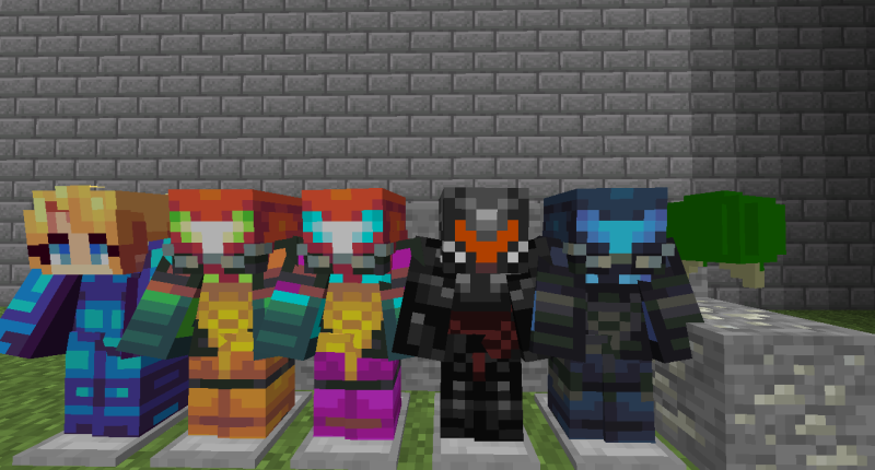 All suits and the metroid mob