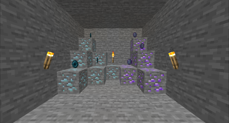 New Ores of the Mod: Plastic and Amethyst.