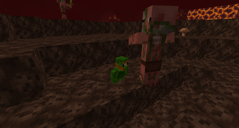 A few new mobs include this annoying guy.