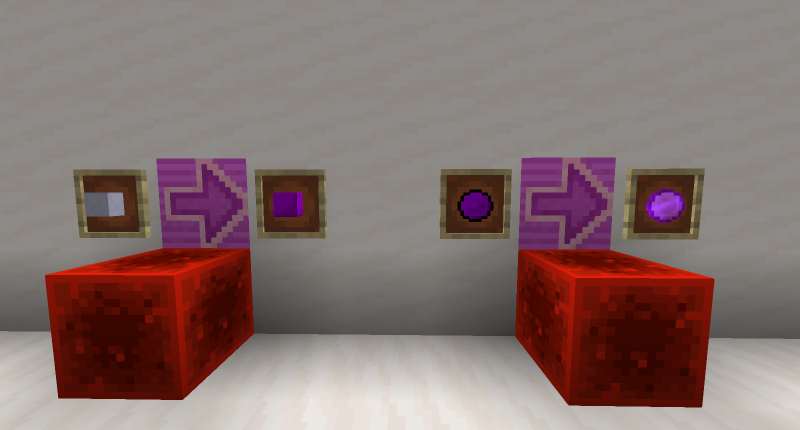 some item's and block's can charged with redstone! (click right mouse button or place near)