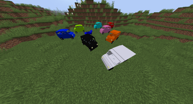 Some of the cars (more can be created)