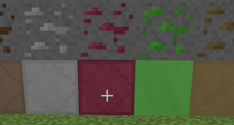 The ores and their blocks