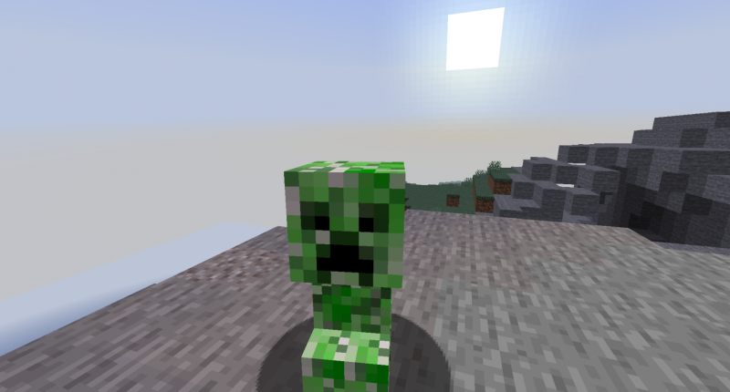 Baby Creepers in Minecraft 