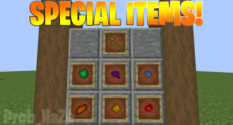 This mod adds in some SPECIAL items!