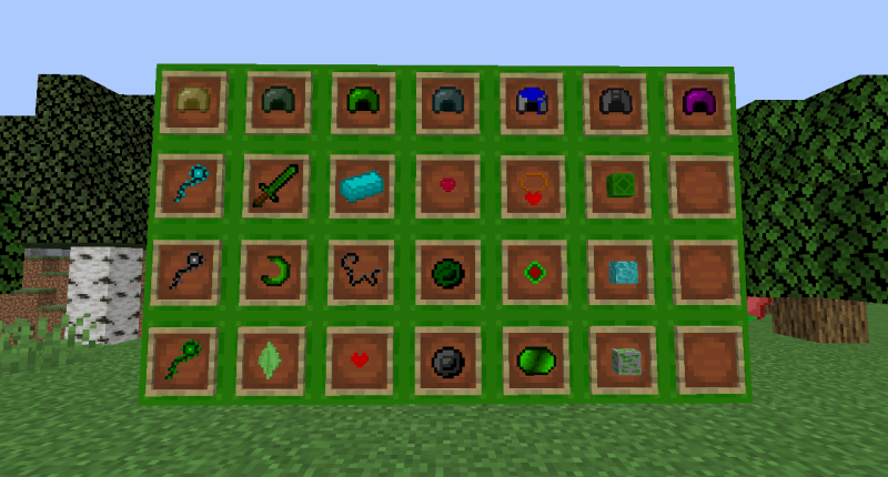 A Bunch Of The New Stuff (items, Weapons, and Blocks)
