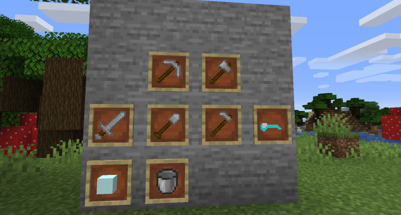 All the blocks, tools and items as of 1.1.2