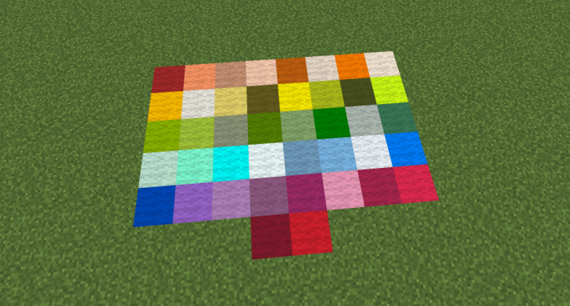 42 wool colors in a single image.