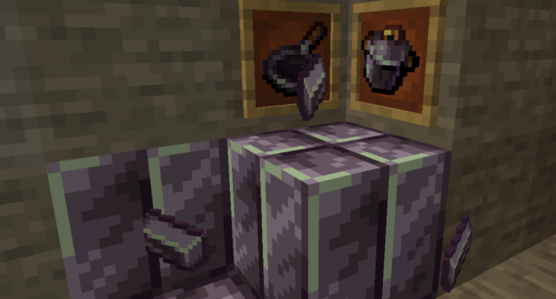 Platinum blocks and items
