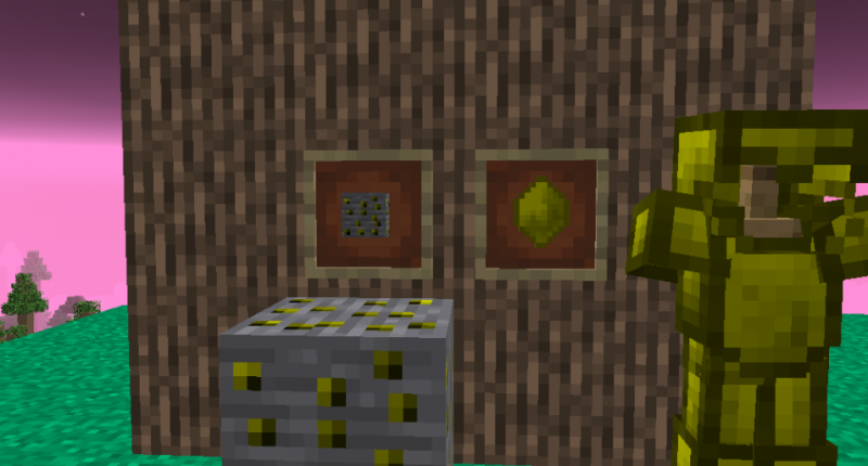 topaz and topaz ore and armor