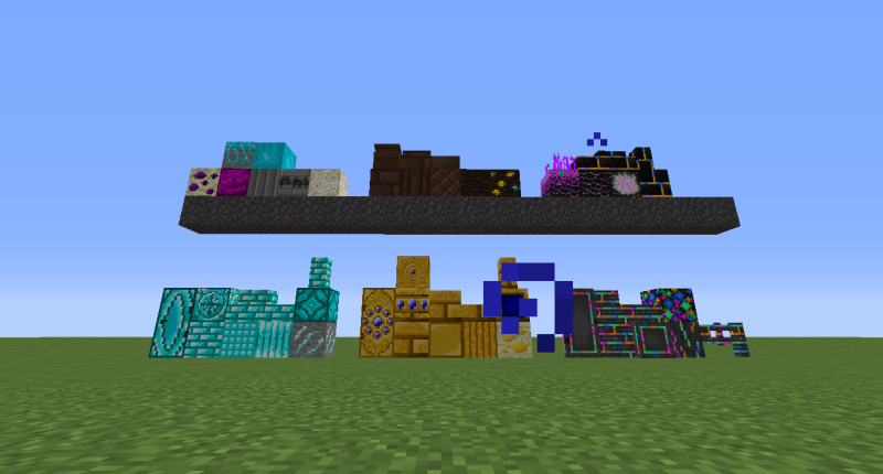 Look at all those blocks! Builders have over 30 new blocks to expirement with.