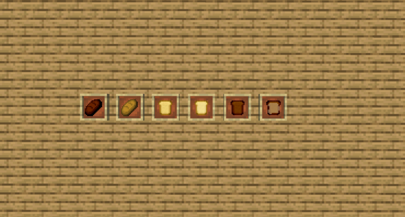 All Bread types as of 1.1.0