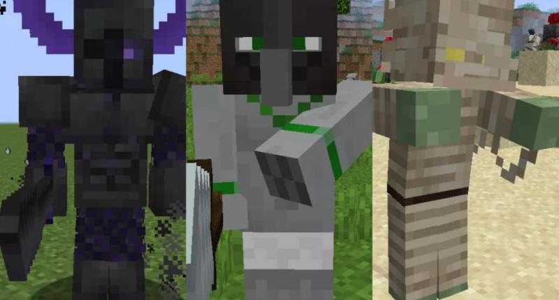 minecraft armored mob bosses