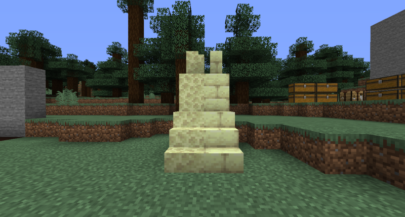 End Stone Slabs, Stairs, and Walls (Ignore the End Stone Bricks)