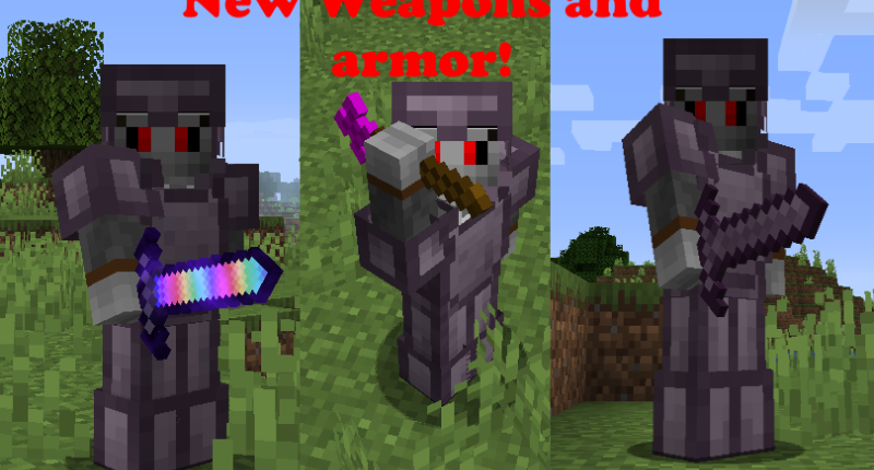 New weapons and armor!